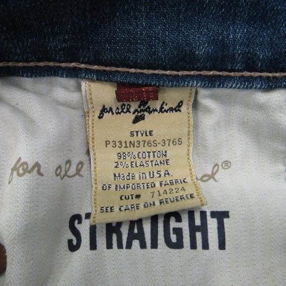 Womens Cutoff Jeans Shorts Sz 26 Straight Frayed - Picture 9 of 10